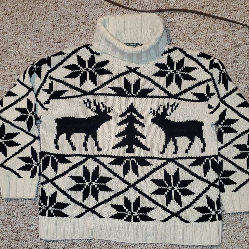 Ralph Lauren knit christmas turtleneck sweater